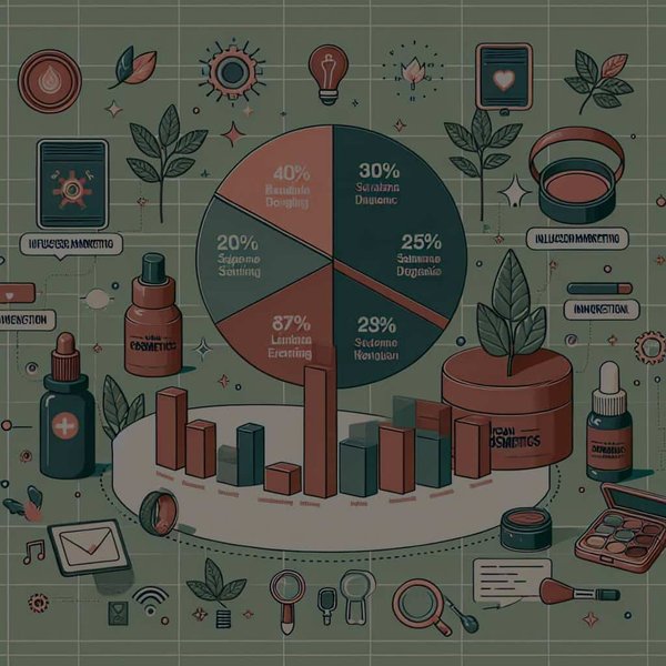 Quel impact le marketing d'influence a-t-il sur le lancement d'une marque de cosmétiques vegan ?